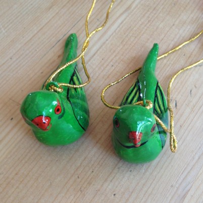 Bird Decoration – Emerald Green
