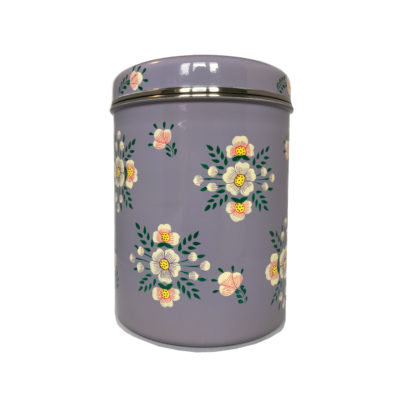 Jasmine White London Storage Jar Lilac White Posy