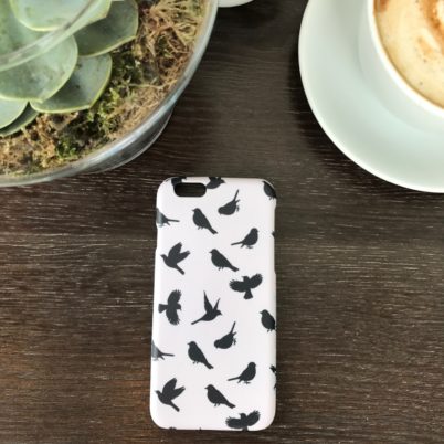 Birds of Paradise iPhone 6 case in Biscuit by Jasmine White London