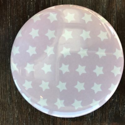 Pink Stars Pocket Mirror by Jasmine White London