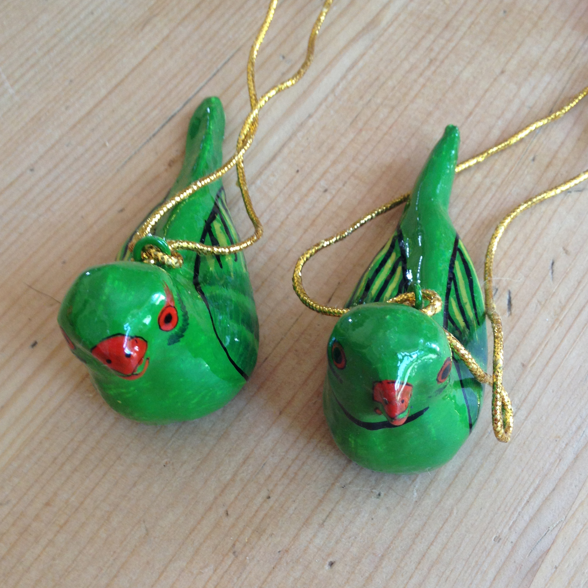 Bird Decoration - Emerald Green 