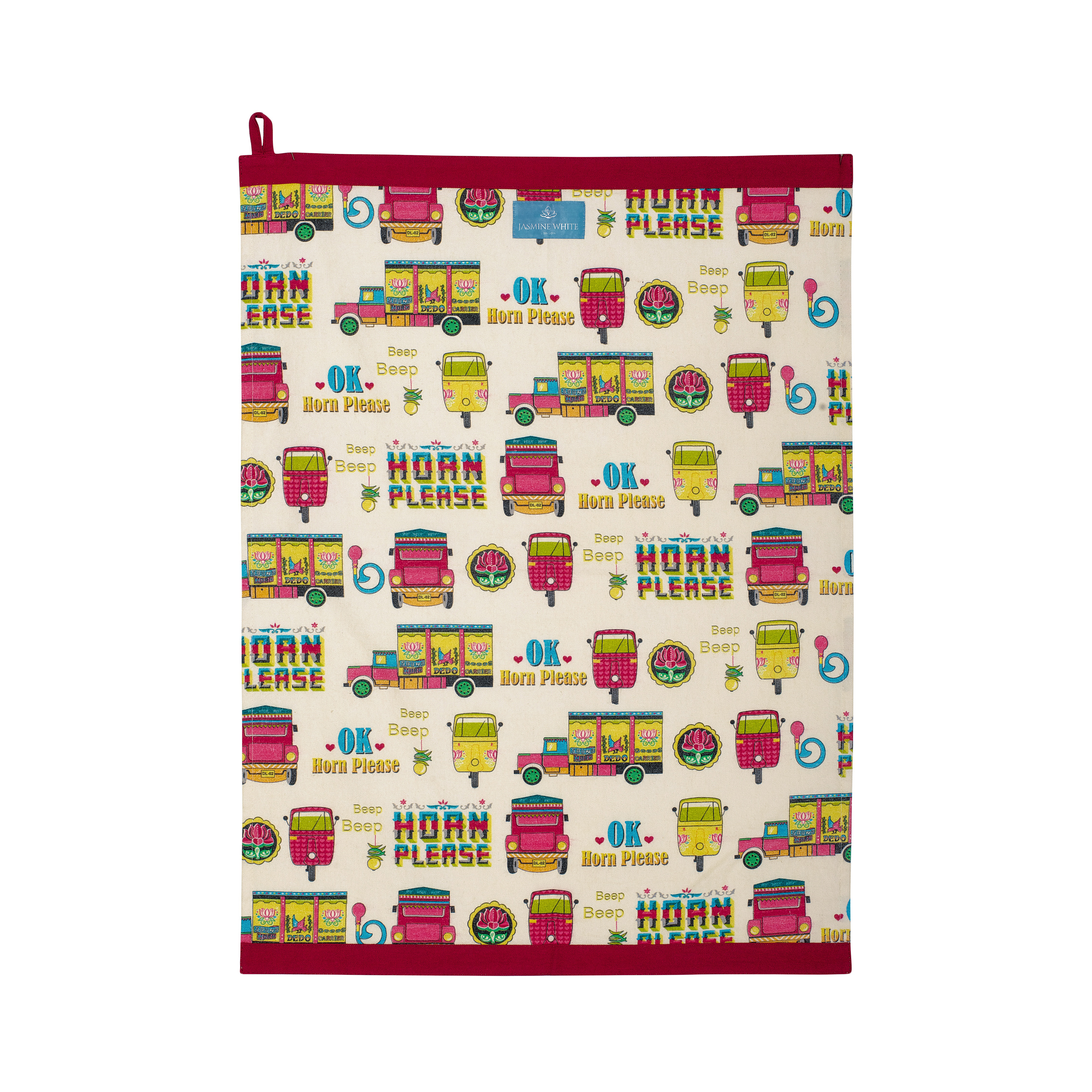 Tea Towel Indian Street