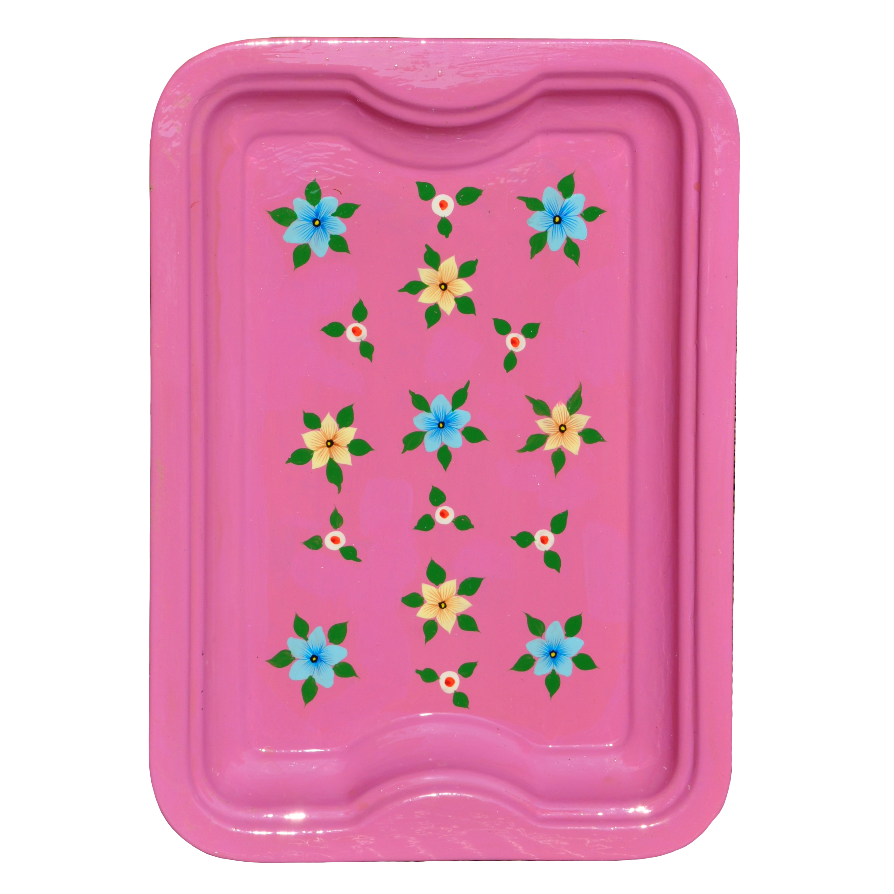 Dusty Pink Tray with small flowers