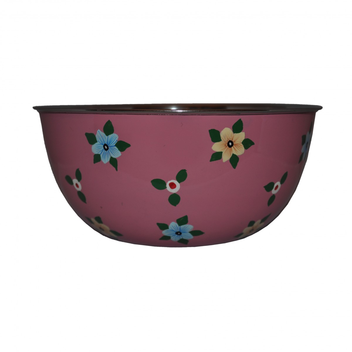 Dusty Pink Bowl with small flowers