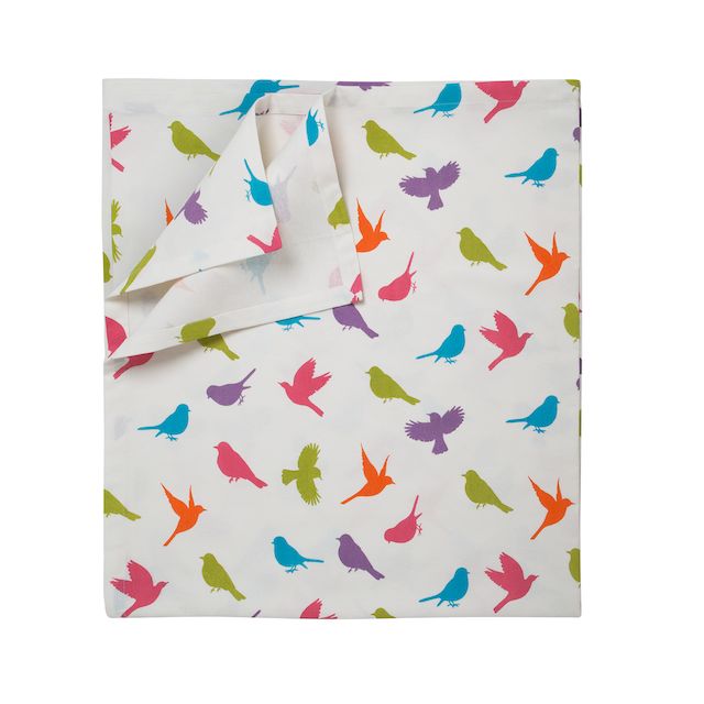 Cotton Table Cloth - Birds of Paradise