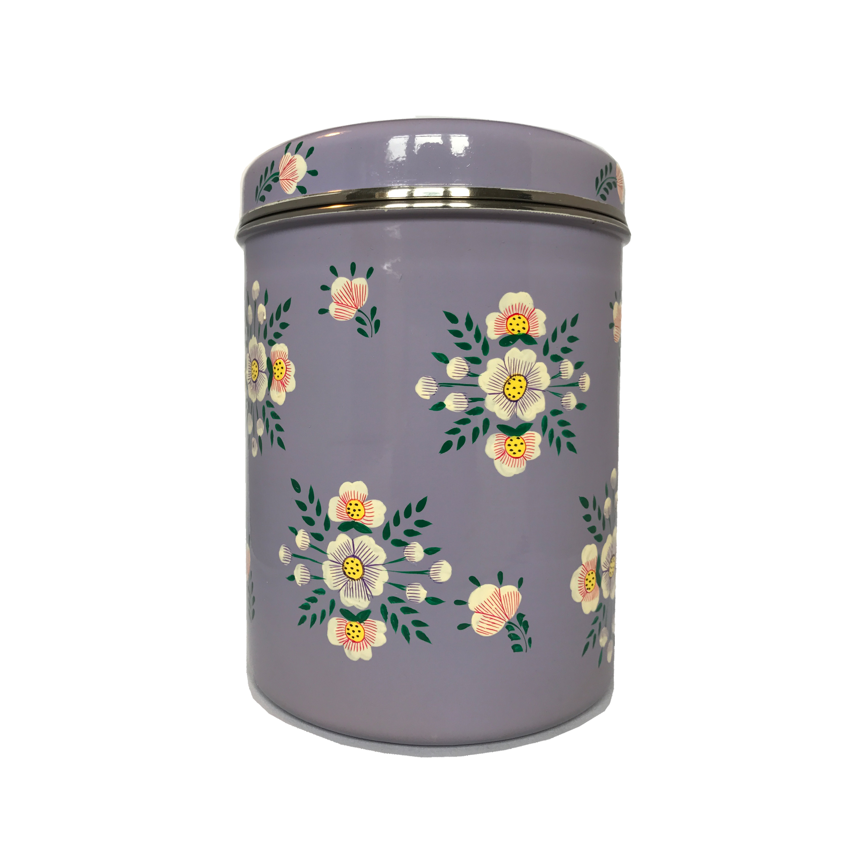 Jasmine White London Storage Jar Lilac White Posy